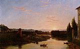 Sunset of the Arno by Thomas Cole